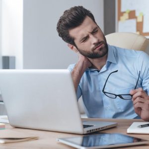 Neck Pain from Poor Desk Ergonomics